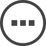 Ellipsis Circle O SVG Icon
